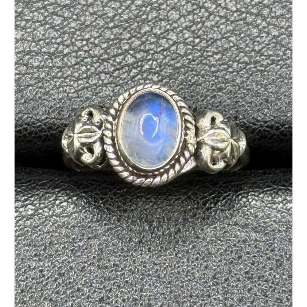 Sterling Silver 925 Moonstone Ring size 7